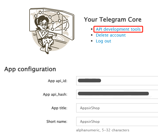 Telegram API 代申请